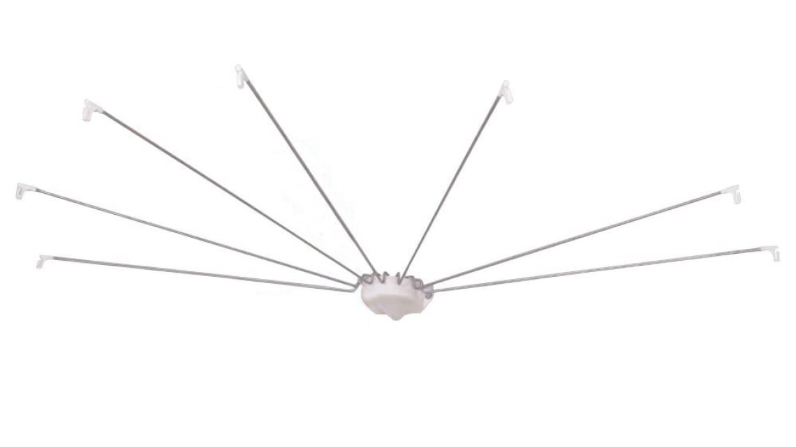 Timeless Tools Ernyő alakú zuhanyfüggönytartó