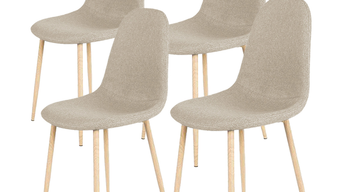 Timeless Tools 4 db szövetborítású szék, több színben-bézs