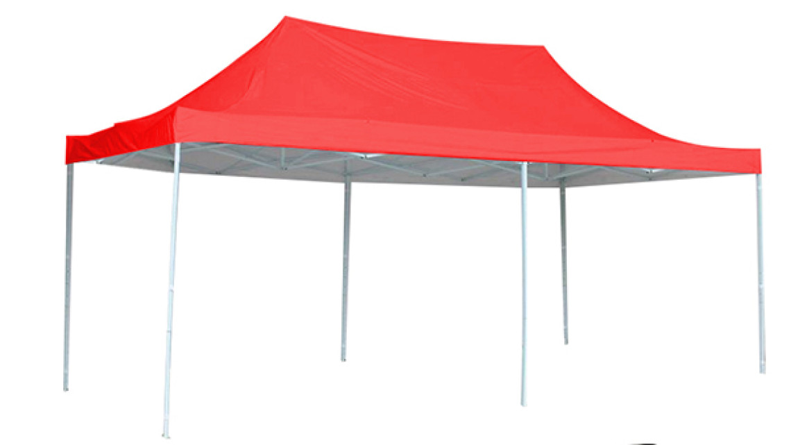 Timeless Tools Összecsukható kerti pavilon több típusban-2,9x5,7 méteres-piros-pavilon+hordtáska