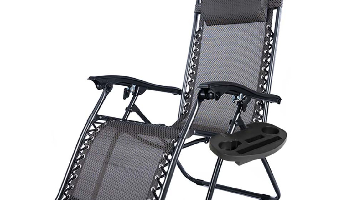 Timeless Tools Zéró gravitáció szék napellenzővel és pohártartóval 2 db, több színben-fekete