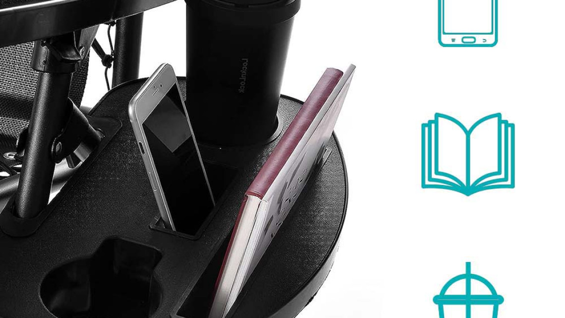 Timeless Tools Zéró gravitáció szék napellenzővel és pohártartóval 2 db, több színben-fekete