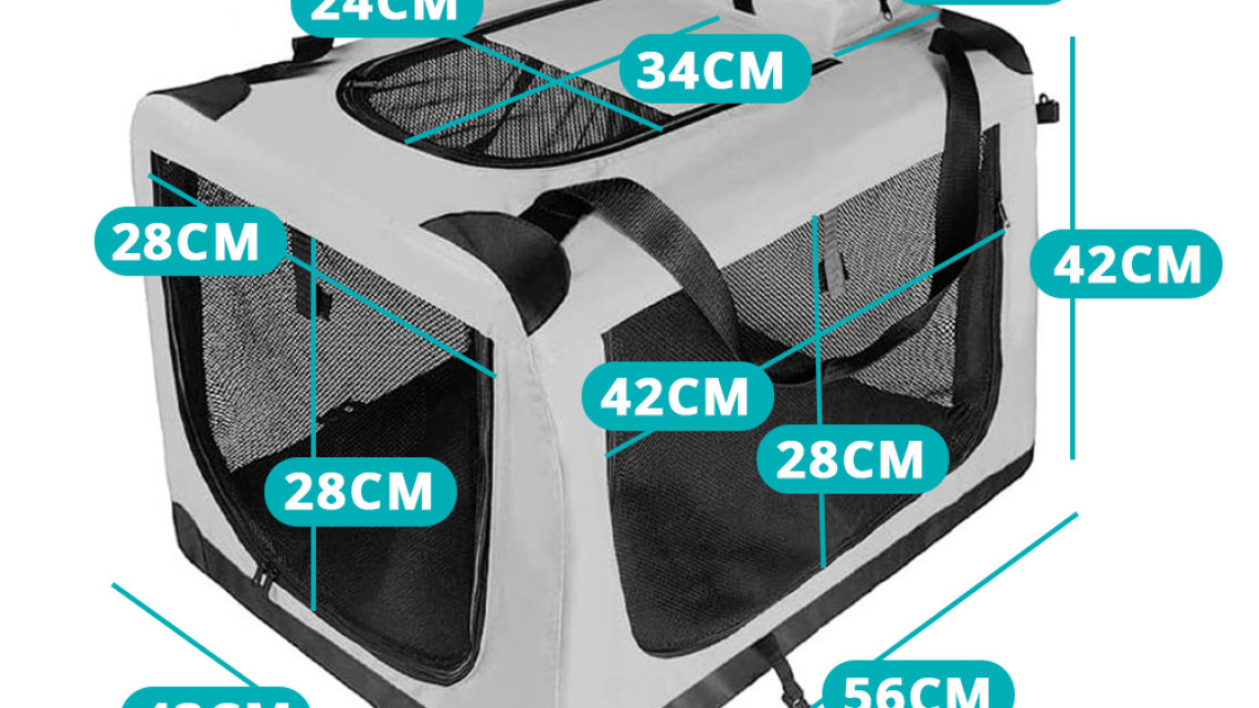 Timeless Tools Összehajtható kisállathordozó táska, több típusban-M méret