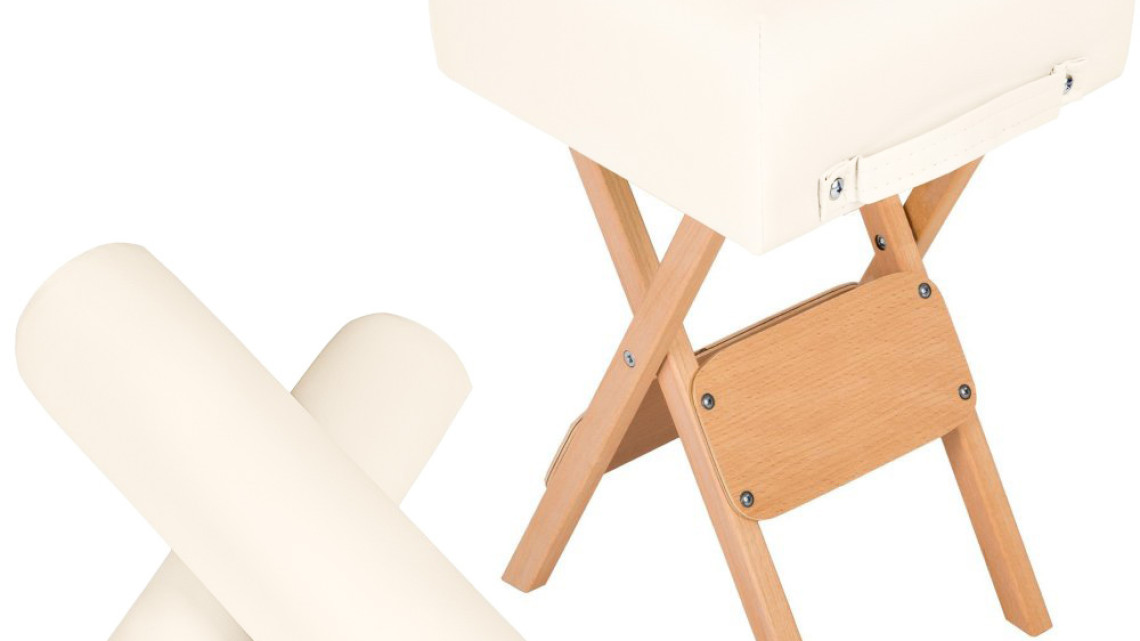 Timeless Tools Összecsukható szék masszázságyhoz 2 masszázshengerrel