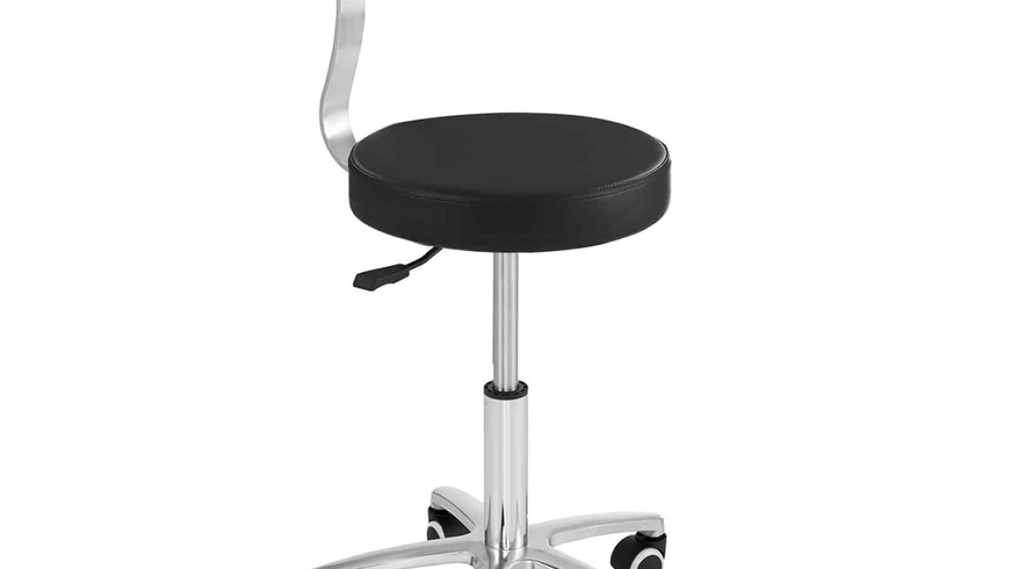 Timeless Tools Háttámlás kozmetikai szék, több színben-fekete