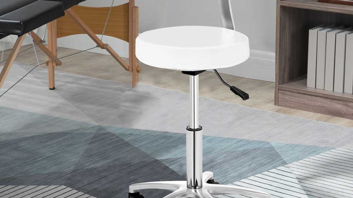 Timeless Tools Háttámlás kozmetikai szék, több színben-fehér