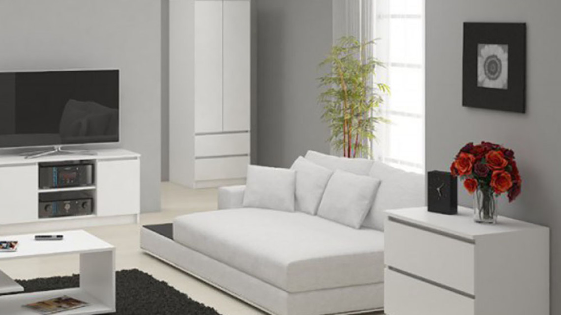 Timeless Tools 3 fiókos komód fehér 60*77*40 cm