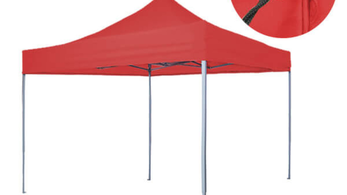 Timeless Tools Összecsukható kerti pavilon több típusban-2,9x2,9 méteres-piros-pavilon