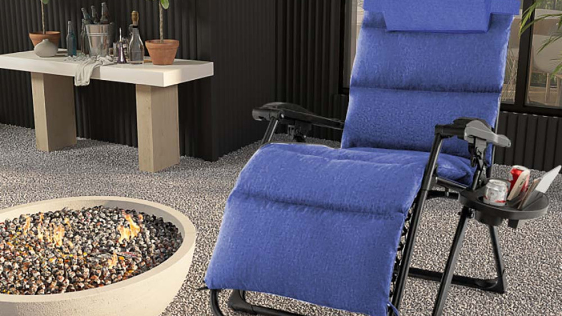 Timeless Tools Párnázott zéró gravitáció szék, több színben-kék