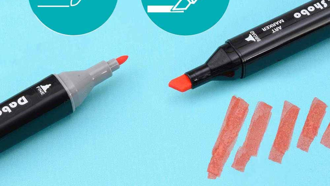 Timeless Tools 170 db-os kétvégű marker készlet ajándék, festhető fadobozban