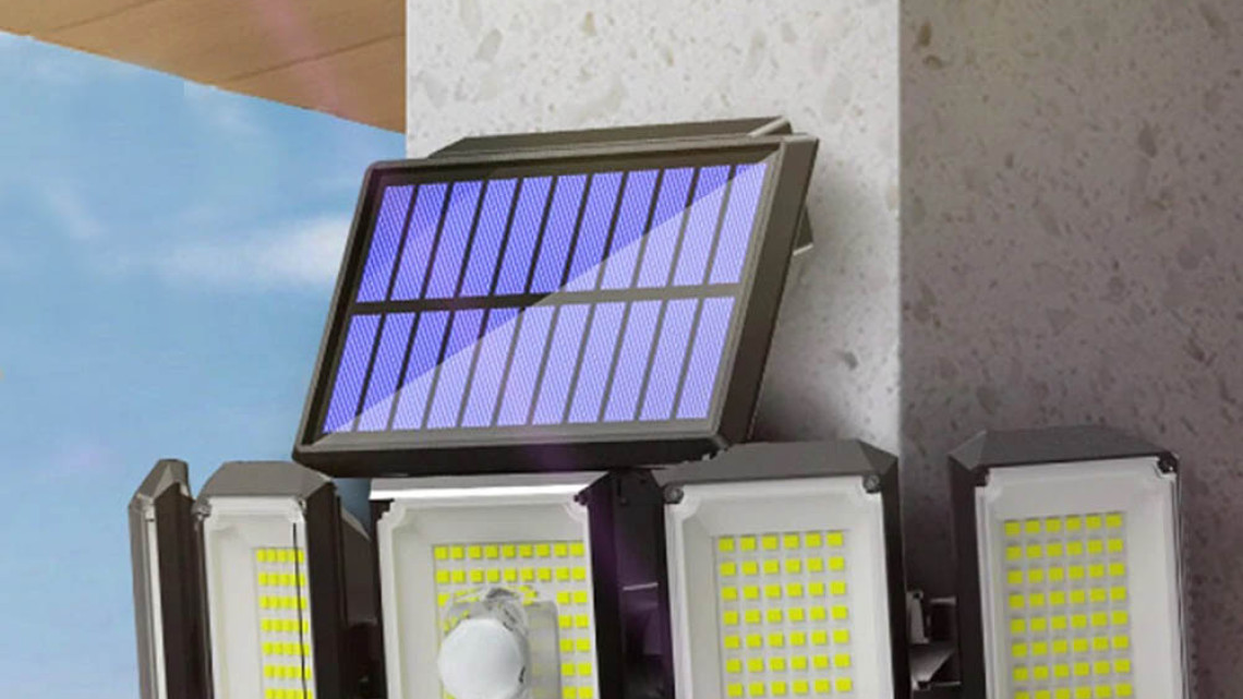 Timeless Tools 5 paneles forgatható 300LED-es szolár lámpa