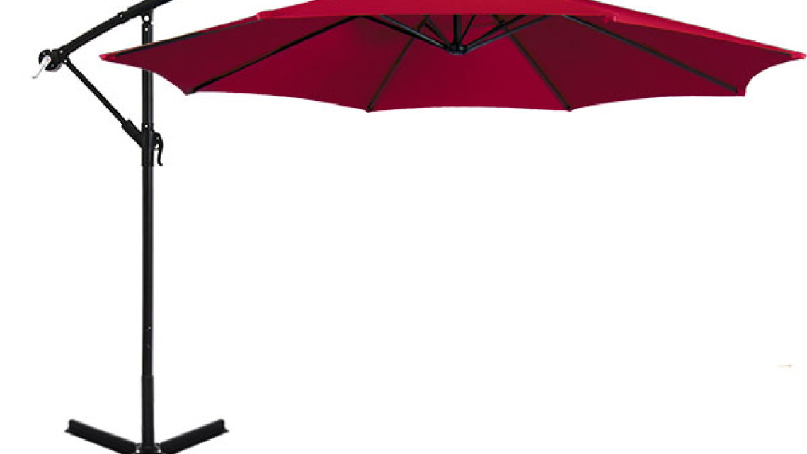 Timeless Tools Függő napernyő 2,7 m - több színben-piros