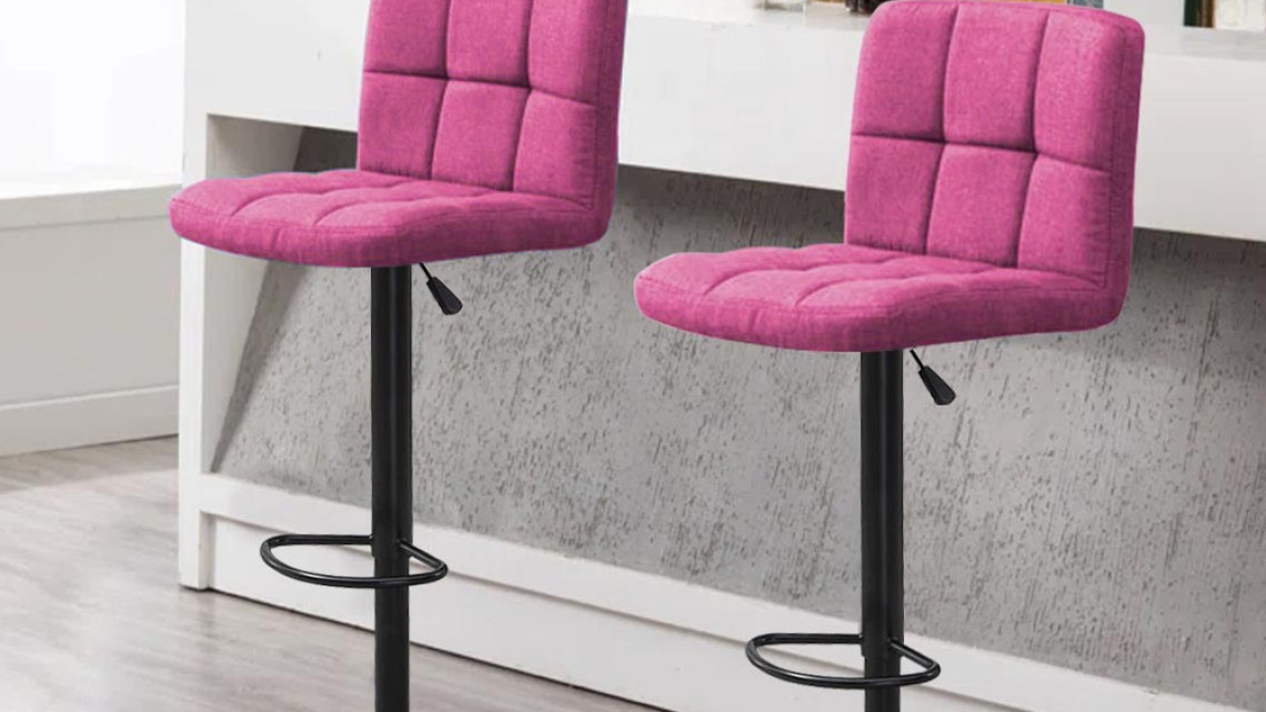 Timeless Tools Szövet borítású bárszék 2 db, több színben-pink