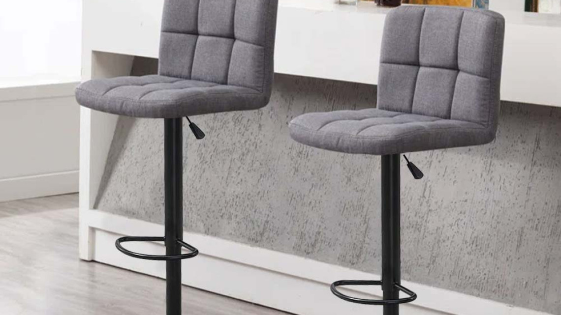 Timeless Tools Szövet borítású bárszék 2 db, több színben-világos szürke