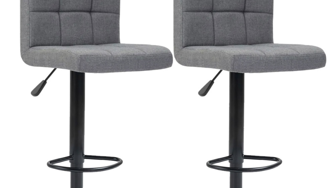 Timeless Tools Szövet borítású bárszék 2 db, több színben-világos szürke