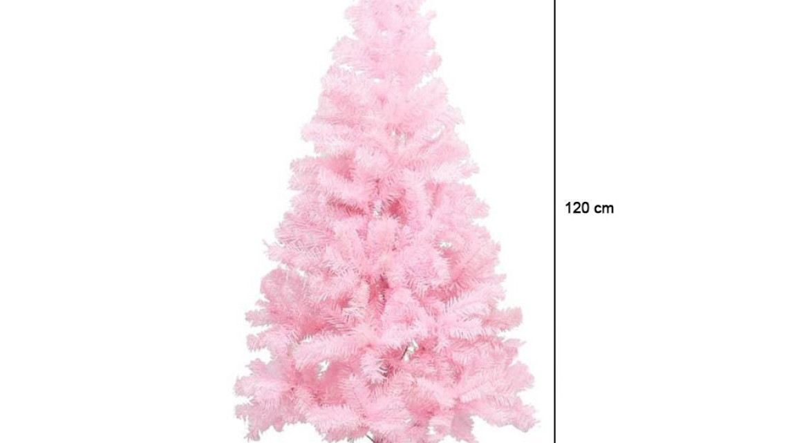 Timeless Tools Rózsaszín műfenyő - több méretben-120 cm-es