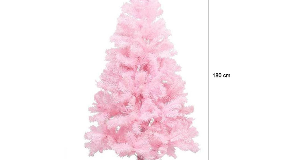 Timeless Tools Rózsaszín műfenyő - több méretben-180 cm-es 