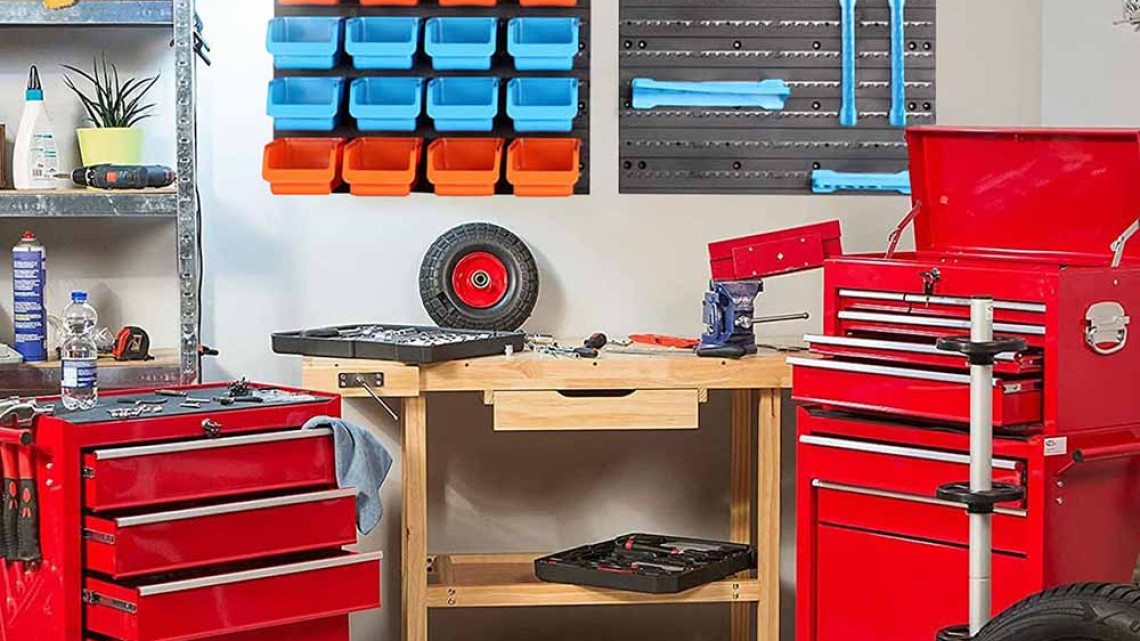 Timeless Tools Fali csavar és szerszám rendező 2 típusba-43 db-os