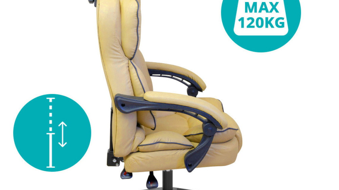 Timeless Tools Lux főnöki forgószék bézs