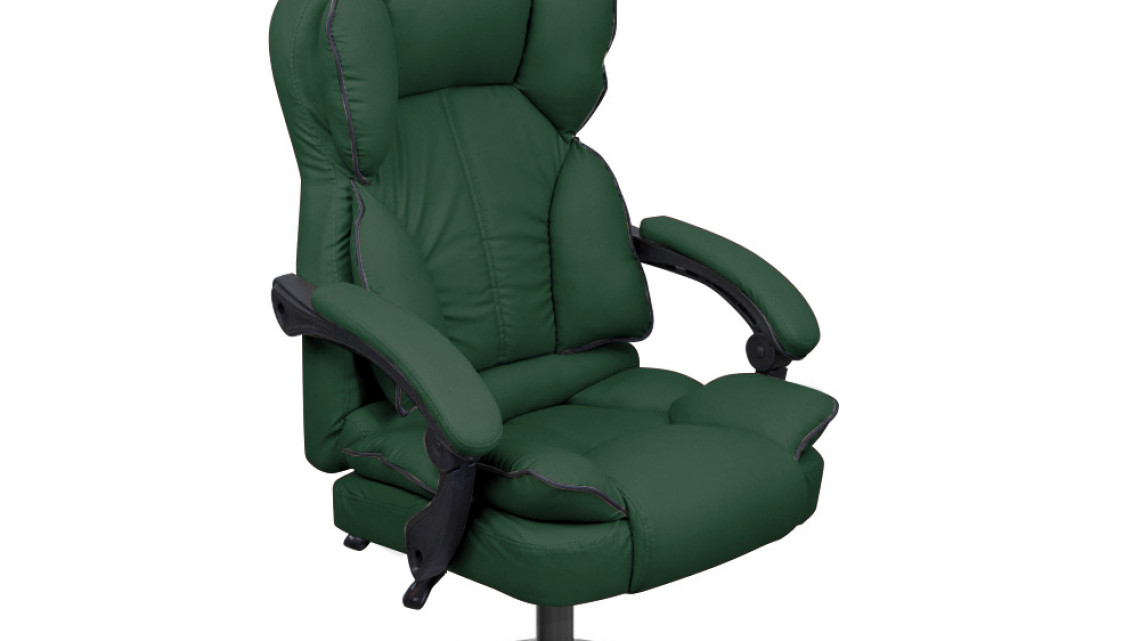 Timeless Tools Lux főnöki forgószék sötét zöld