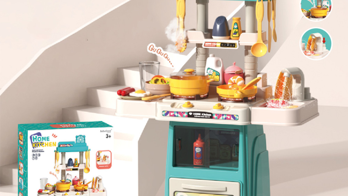 Timeless Tools Játékkonyha 47 részes, világoskék