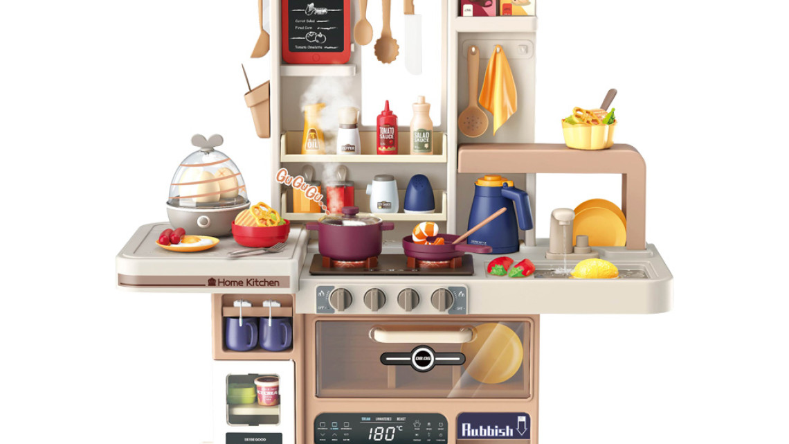 Timeless Tools Játékkonyha 72 részes, barna 