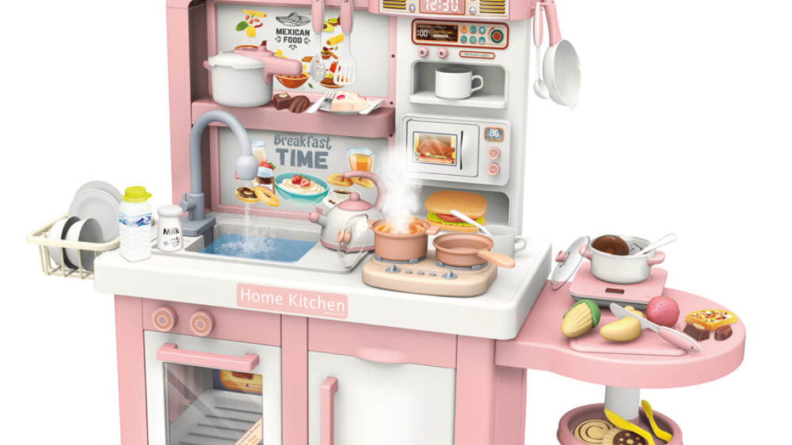 Timeless Tools Álom játékkonyha, világos rózsaszín 