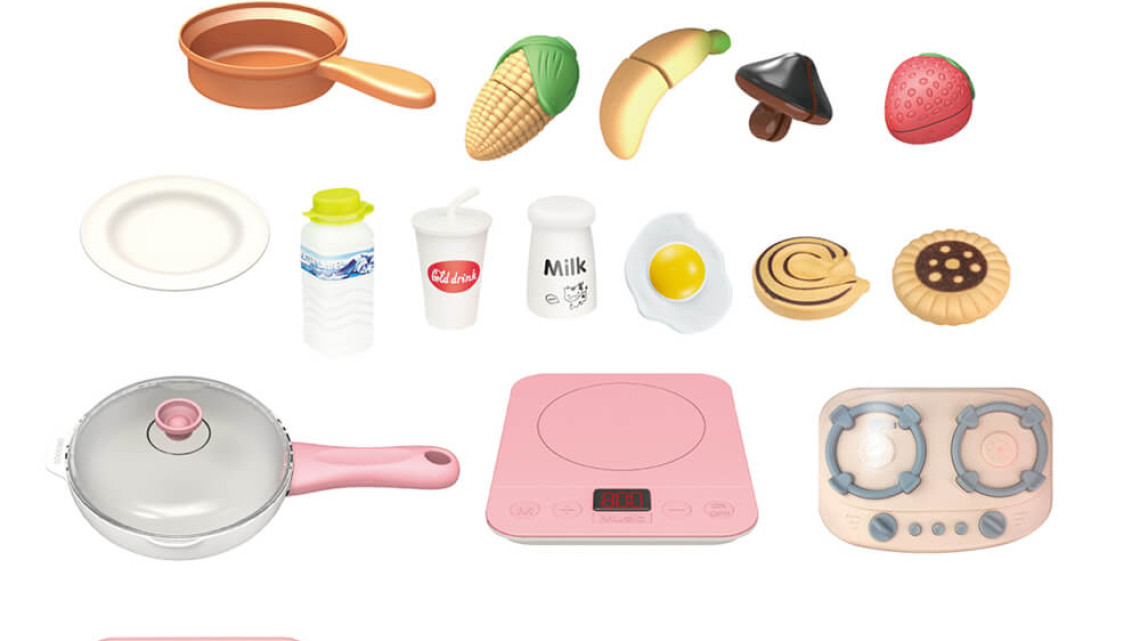 Timeless Tools Álom játékkonyha, világos rózsaszín 