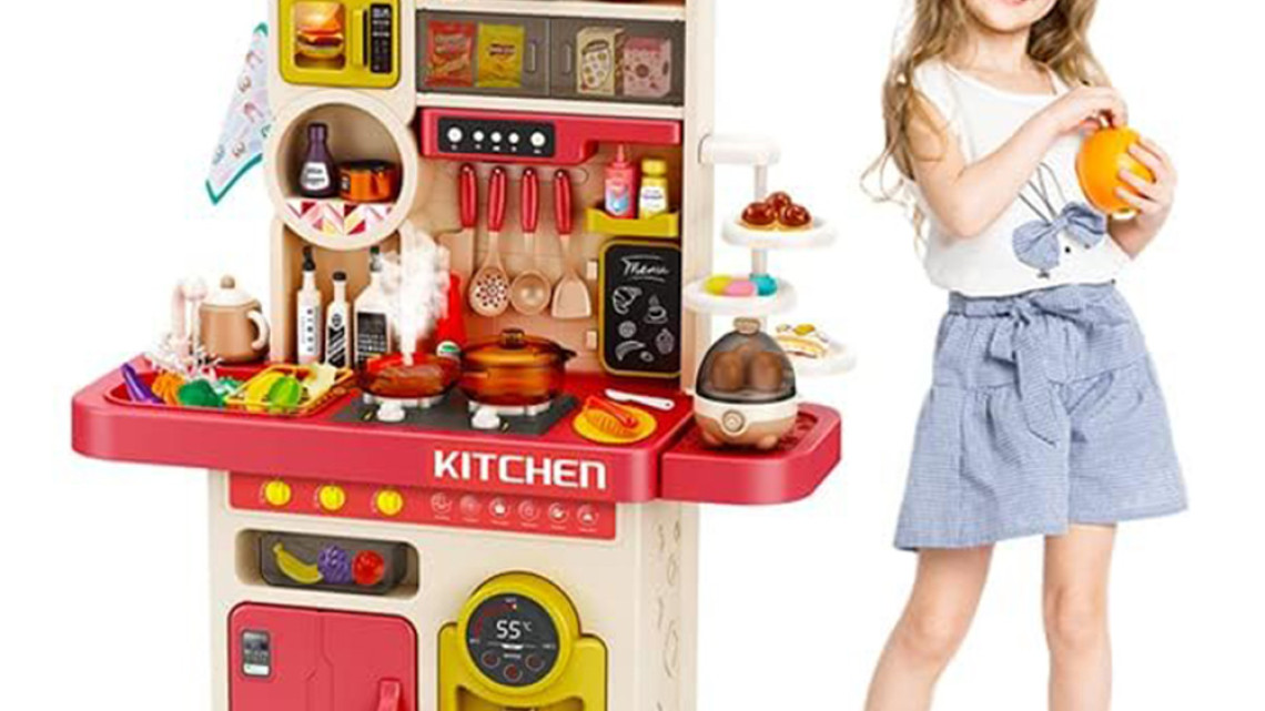 Timeless Tools Játékkonyha 89 részes, vízadagolós