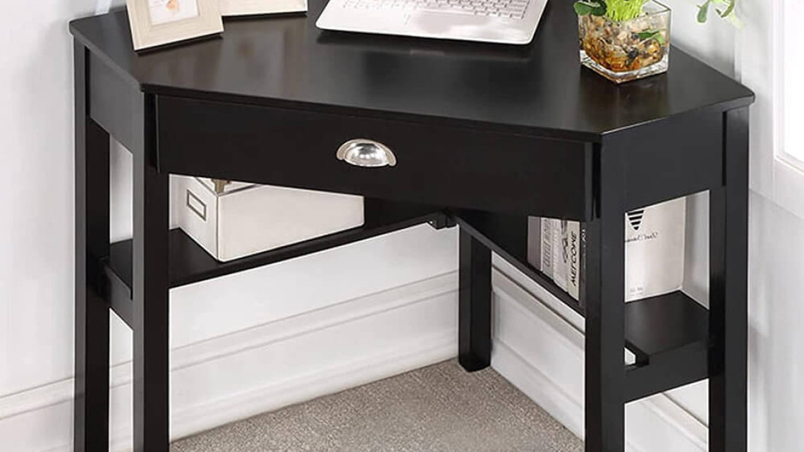 Timeless Tools Sarok íróasztal fiókkal, polcokkal