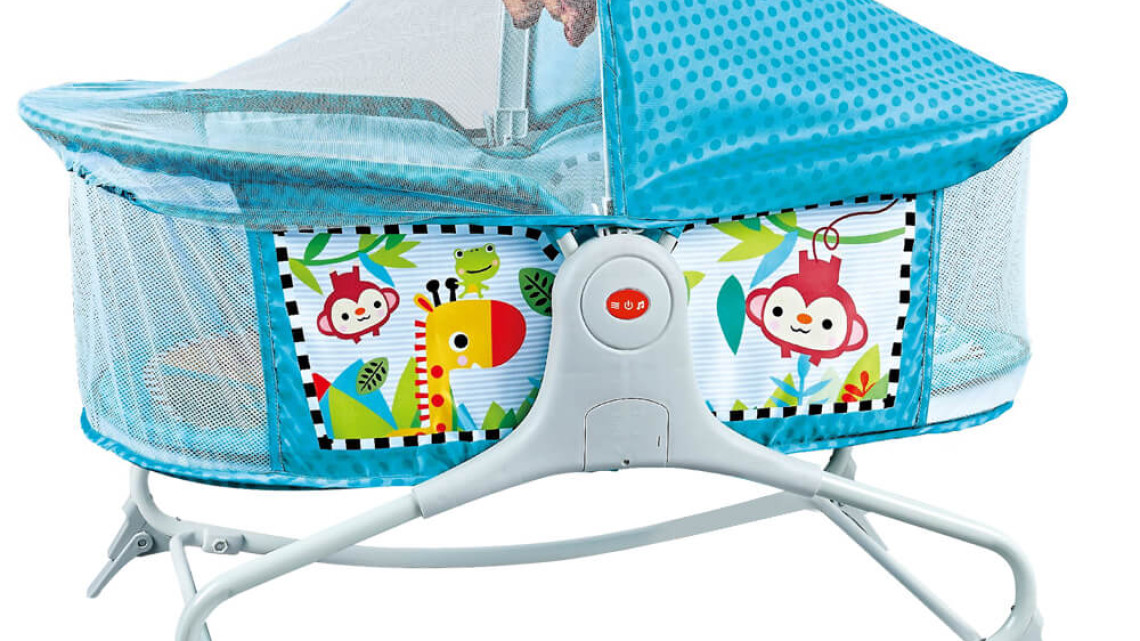 Timeless Tools Babaágy, zenélő, vibráló funkcióval, kék