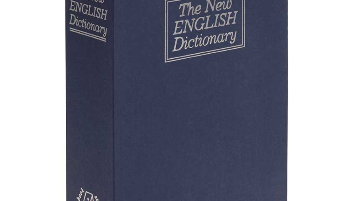 Timeless Tools Könyv alakú biztonsági doboz-kék