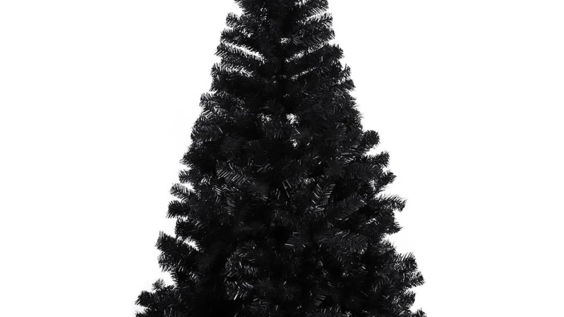 Timeless Tools Fekete műfenyő, 180cm 708ág