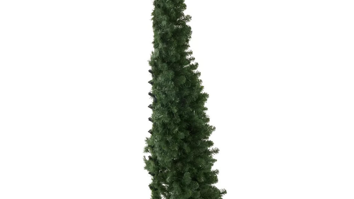 Timeless Tools Fél műfenyő 110LED 150cm, 220ág