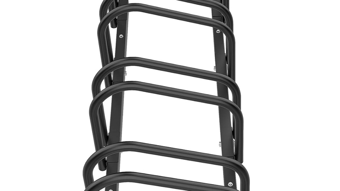 Timeless Tools Kültéri kerékpártároló 4 biciklinek, fekete