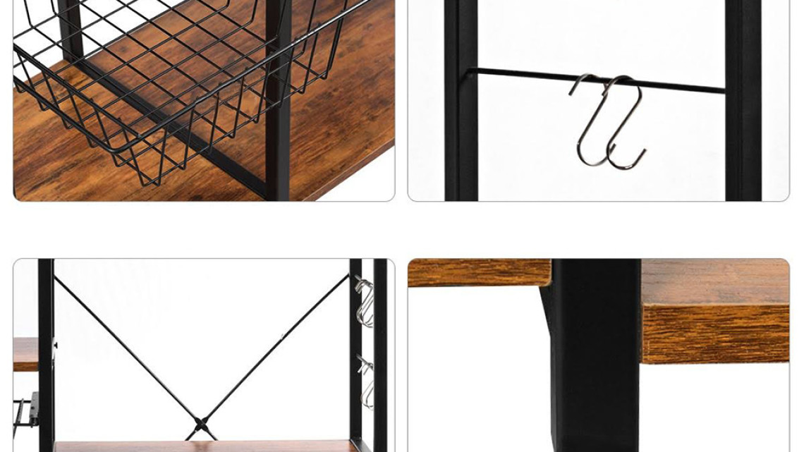 Timeless Tools Tároló állvány kosárral