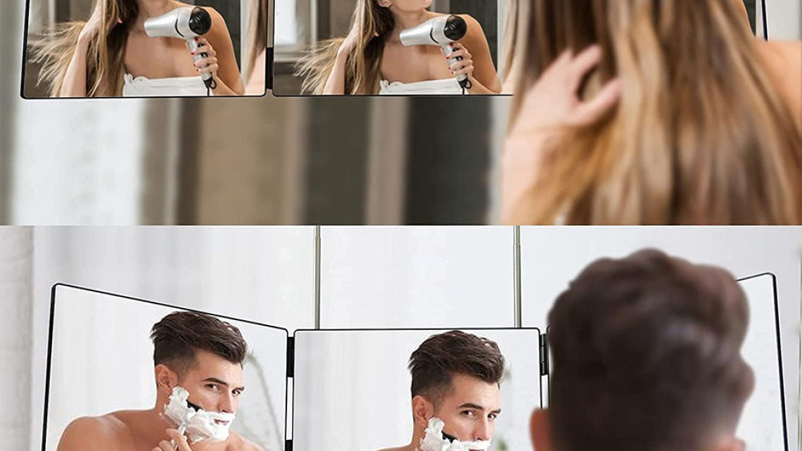 Timeless Tools 3 paneles tükör, teleszkópos felfüggesztéssel