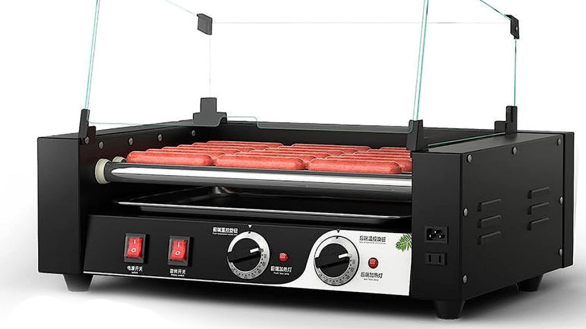 Timeless Tools Görgős virsli sütő-melegítő gép HOT DOG készítéshez