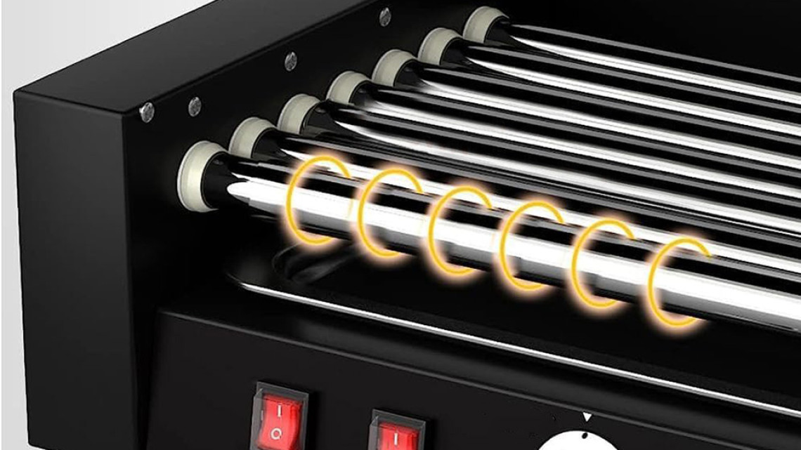 Timeless Tools Görgős virsli sütő-melegítő gép HOT DOG készítéshez