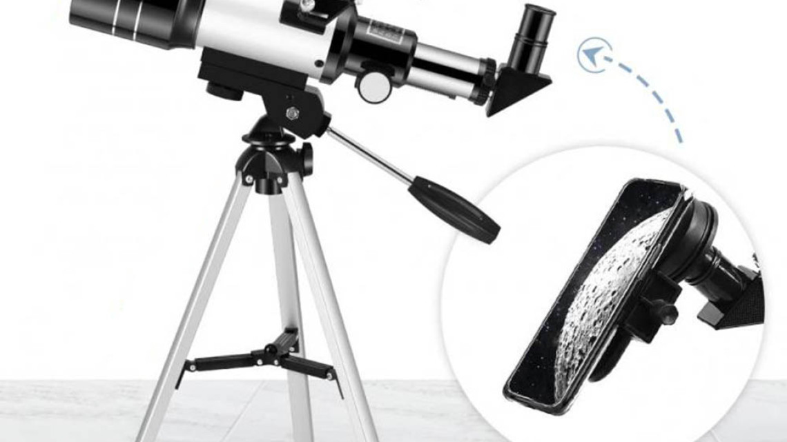 Timeless Tools Hobbi csillagászati teleszkóp mobiltelefon adapterrel és állvánnyal