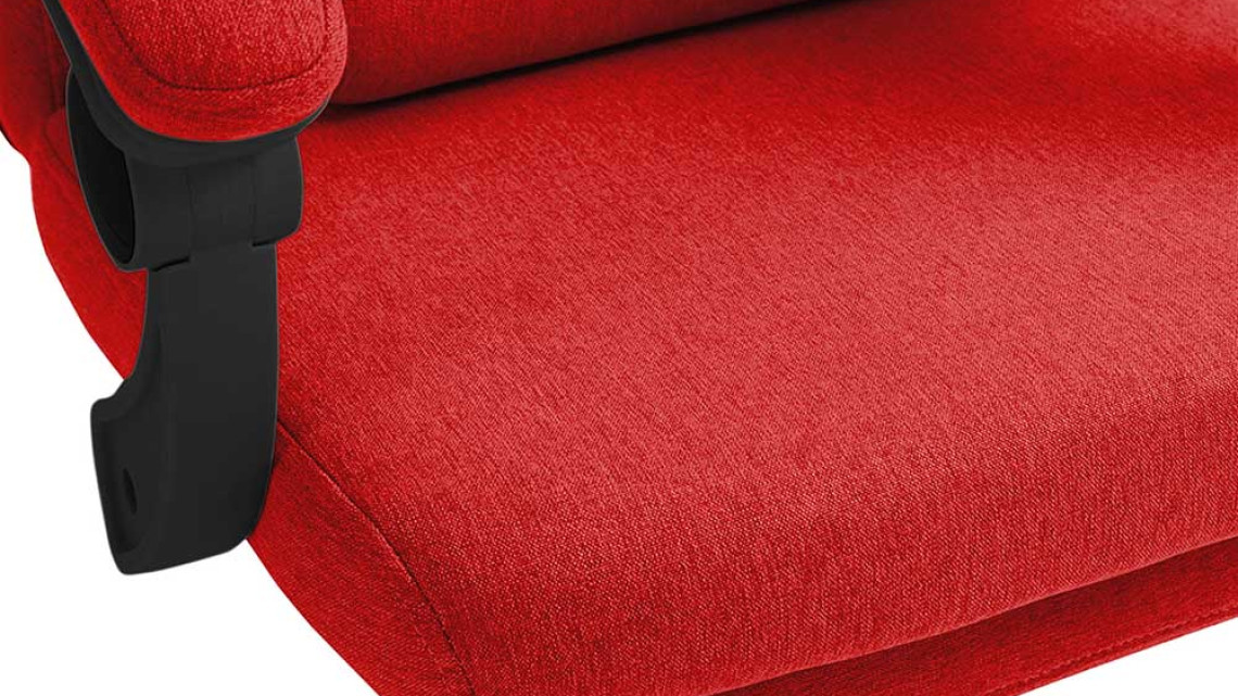 Timeless Tools Fejtámlás, lábtartós irodai forgószék piros