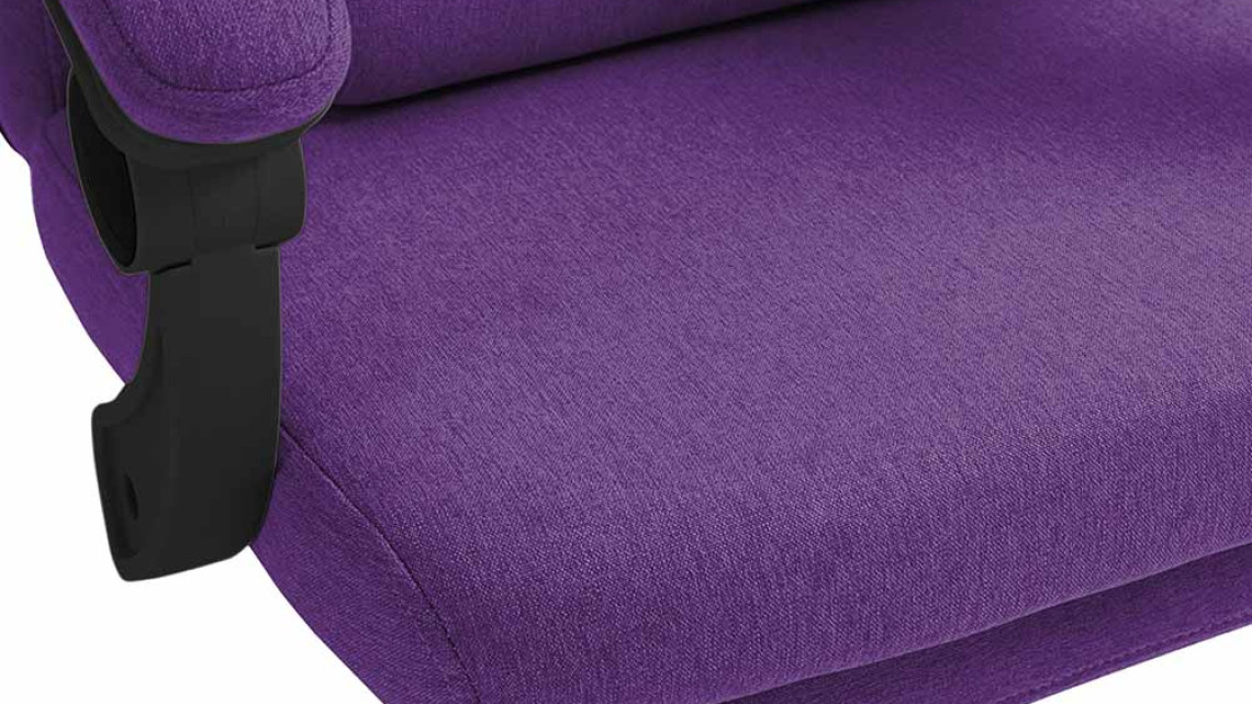 Timeless Tools Fejtámlás, lábtartós irodai forgószék lila