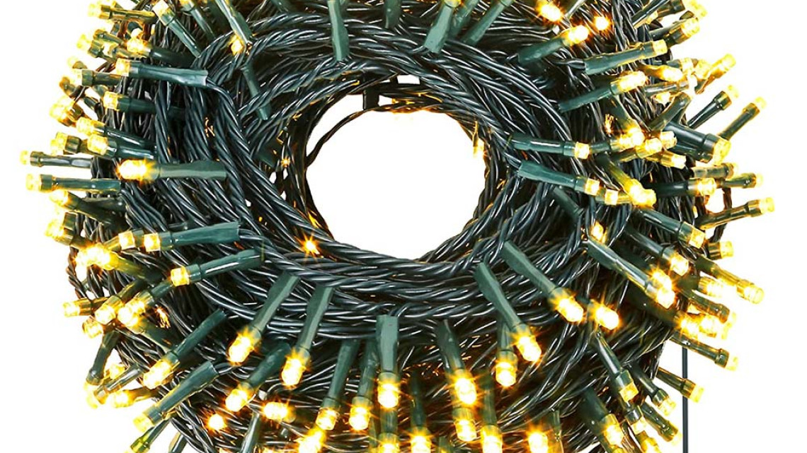 Timeless Tools LED fényfüzér választható méretben és színben-480 LED-es -melegfehér