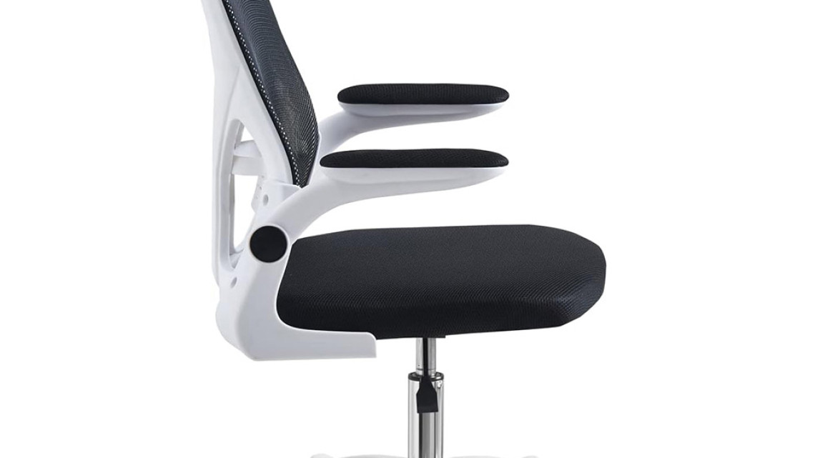 Timeless Tools Ergonomikus irodai szék állítható derék- és könyöktámasszal fehér