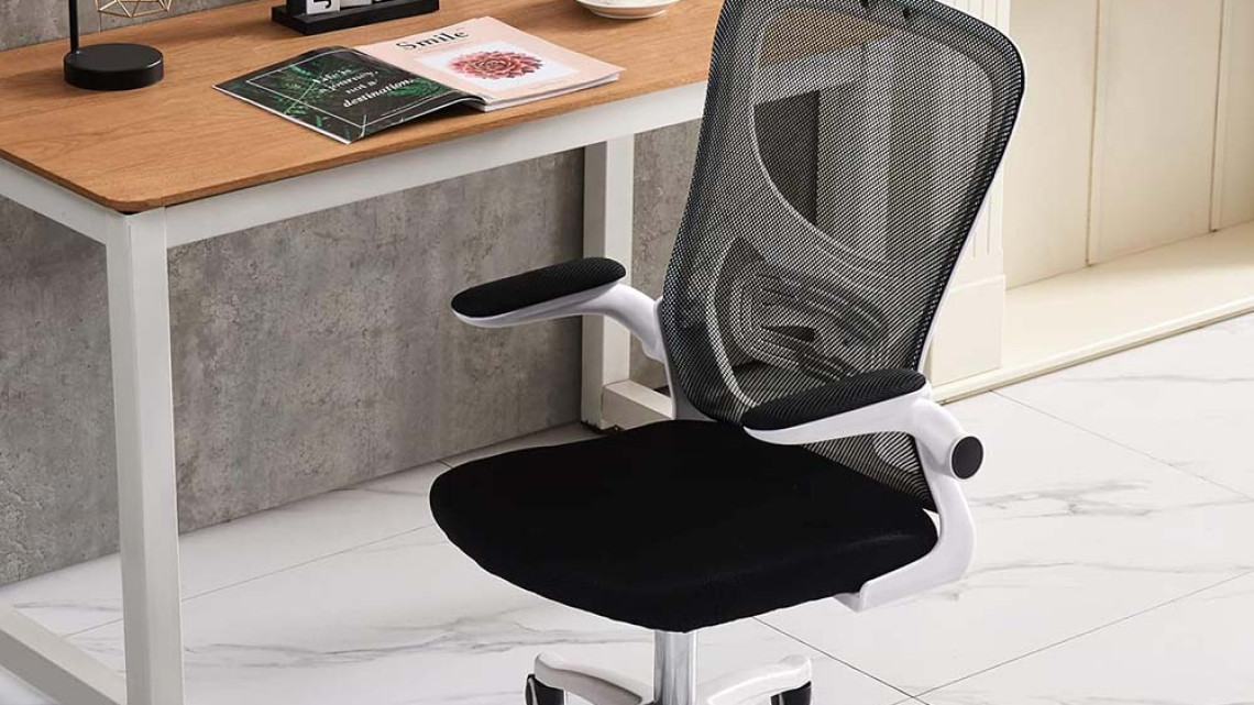 Timeless Tools Ergonomikus irodai szék állítható derék- és könyöktámasszal fehér