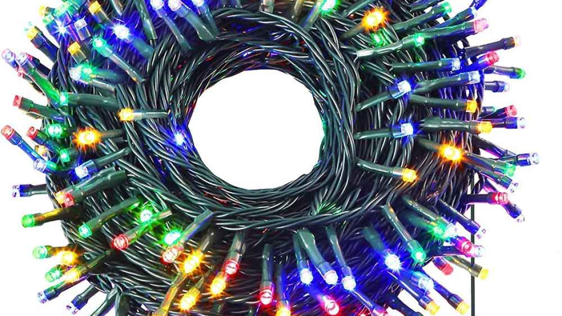 Timeless Tools LED fényfüzér választható méretben és színben-240 LED-es-színes