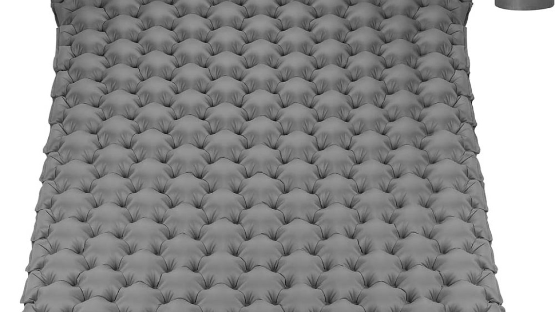 Timeless Tools Kétszemélyes túramatrac, szürke