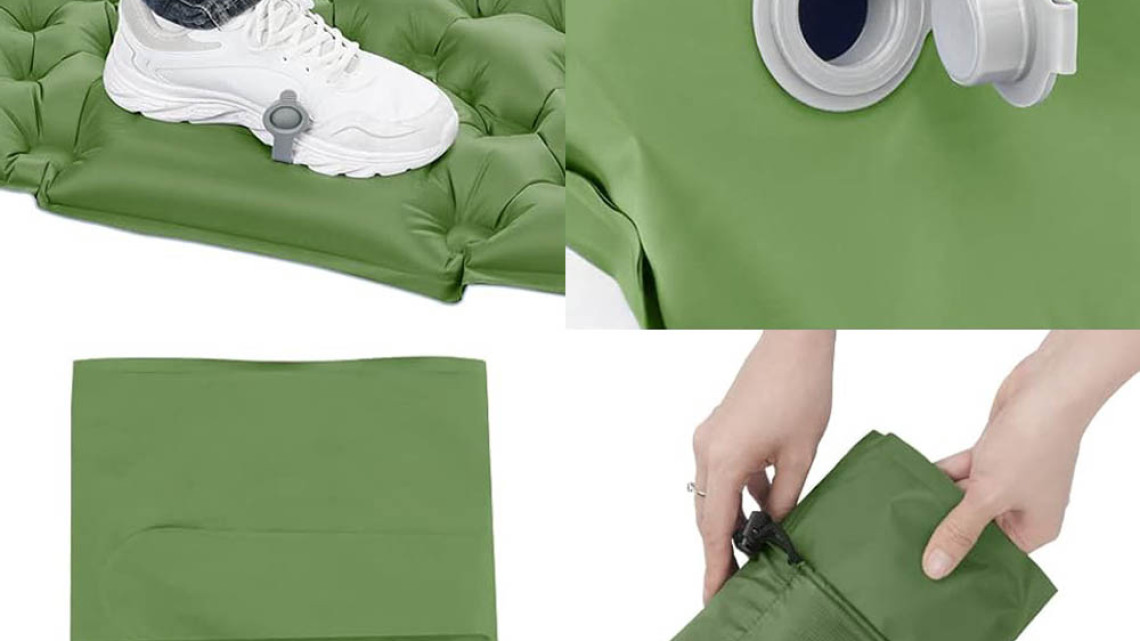 Timeless Tools Kétszemélyes túramatrac, zöld