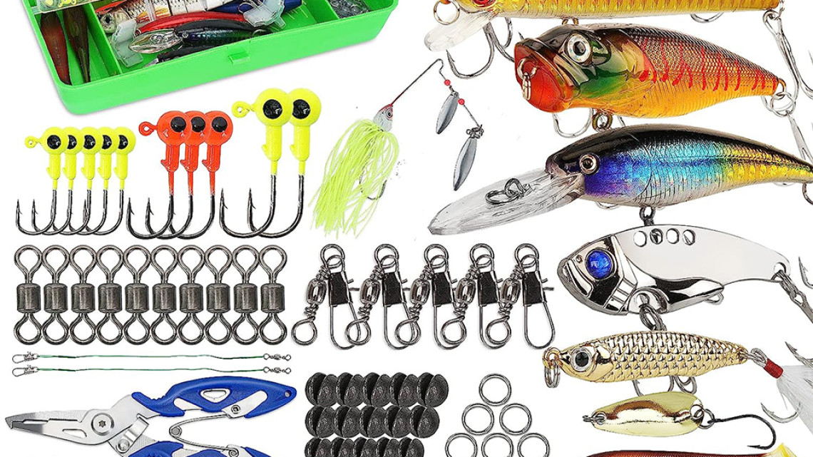 Timeless Tools Horgászcsali és horog készlet