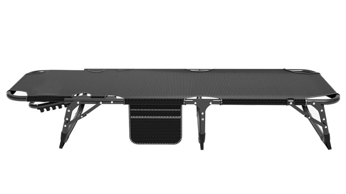 Timeless Tools Összecsukható kempingágy állítható fejtámlával, 2 színű matraccal