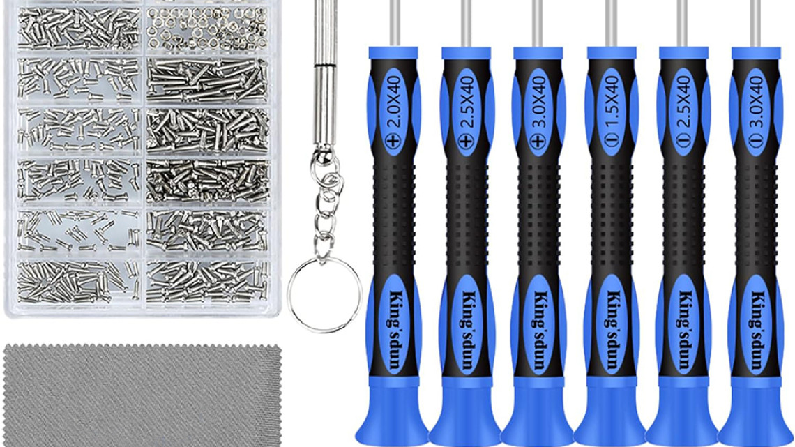 Timeless Tools Mágneses, precíziós csavarhúzó készlet szemüvegekhez